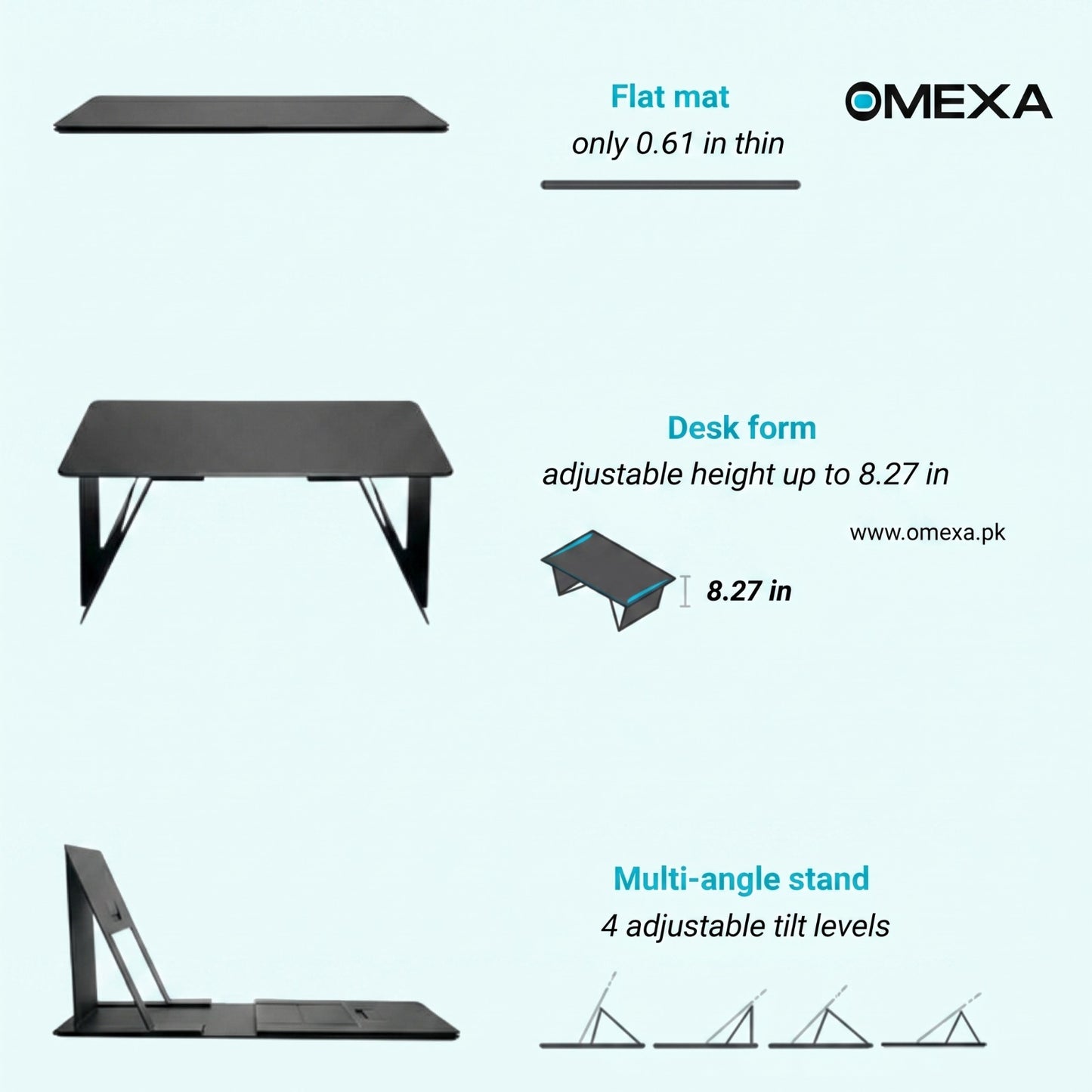 Omexa™ AutoFold - Portable Desk
