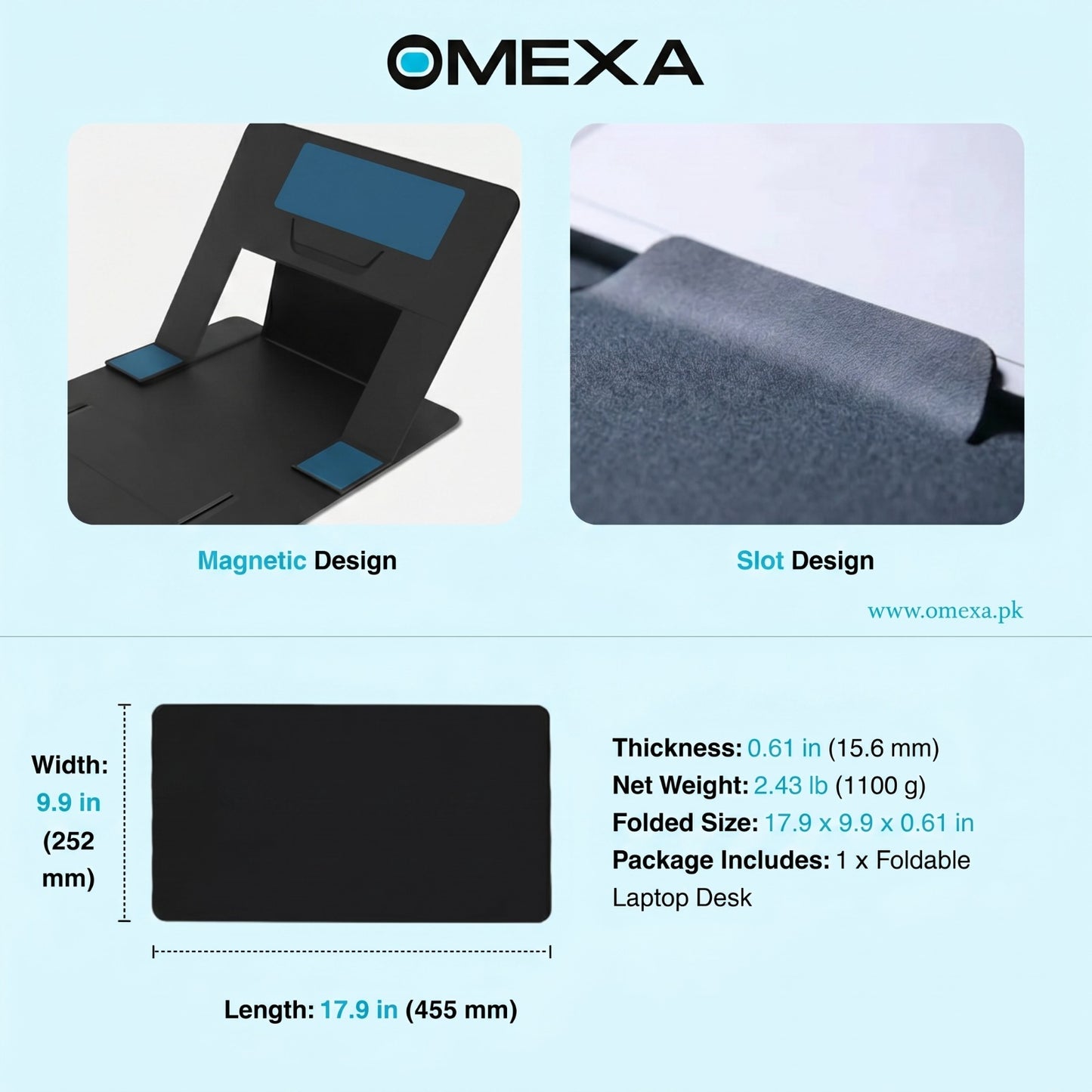 Omexa™ AutoFold - Portable Desk