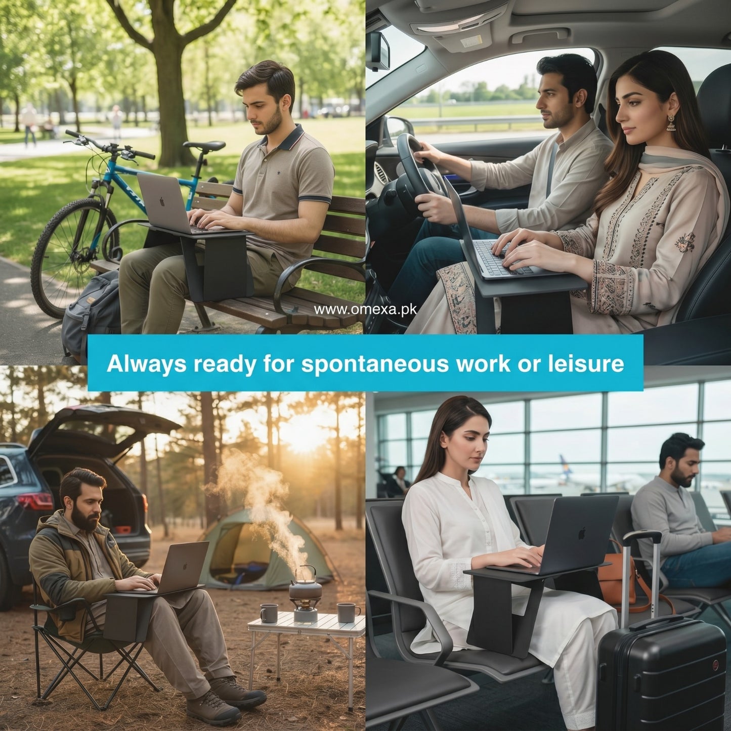 Omexa™ AutoFold - Portable Desk