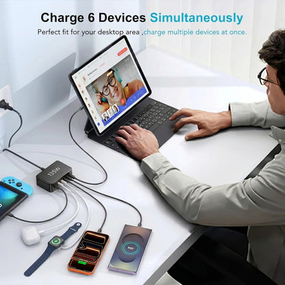 Omexa™ PowerDock - 135W GaN Fast Charging Station