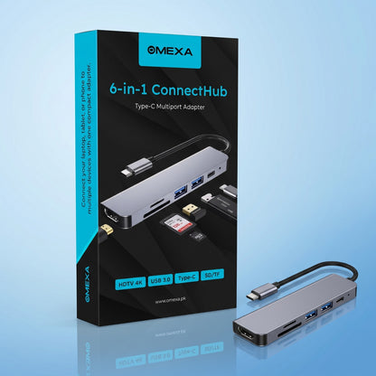 Omexa™ Flexstand + 6 in 1 Connect Hub