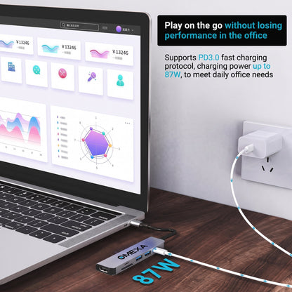 Omexa™ Flexstand + 6 in 1 Connect Hub