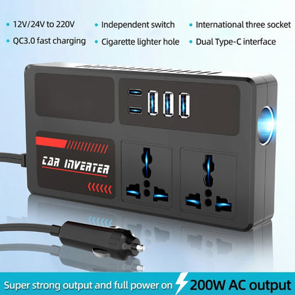 Omexa™ PowerDrive 220V Car Inverter