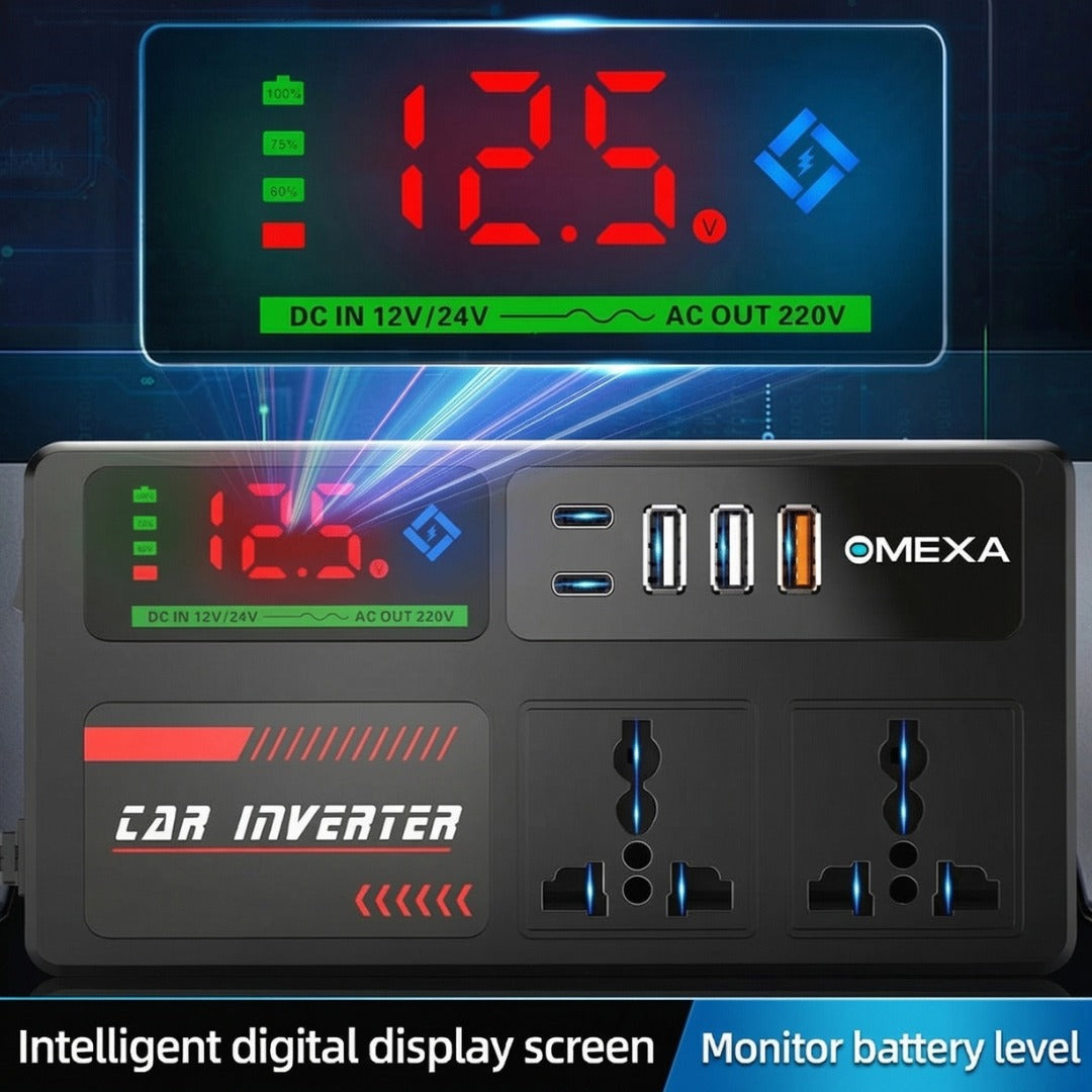 Omexa™ PowerDrive 220V Car Inverter